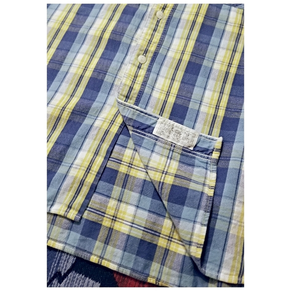 DOUBLE RL RALPH LAUREN RRL PLAID FLANNEL SHIRT- MEN'S SIZE LARGE - Picture 6 of 9